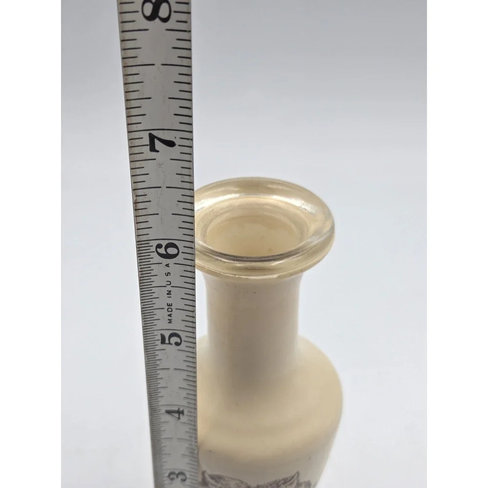 Vintage Tan Wheaton Mid Century Coated Glass 6